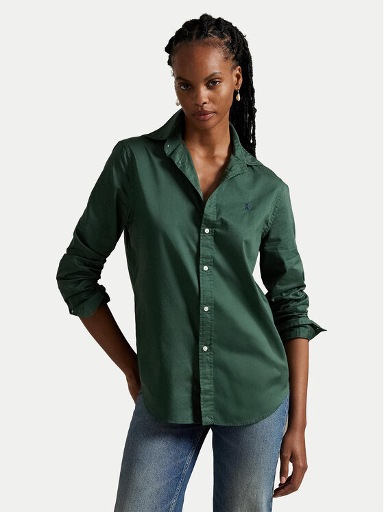 Снимка на Polo Ralph Lauren Риза 211A92177004 Зелен Classic Fit