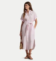 Снимка на Polo Ralph Lauren Рокля тип риза 211965843001 Розов Regular Fit