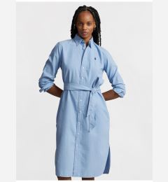 Снимка на Polo Ralph Lauren Рокля тип риза N Cory Dr 211928808001 Син Straight Fit