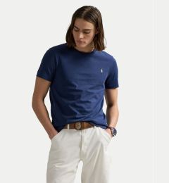 Снимка на Polo Ralph Lauren Тишърт 710671438426 Тъмносин Custom Slim Fit