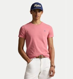 Снимка на Polo Ralph Lauren Тишърт 710671438433 Розов Custom Slim Fit