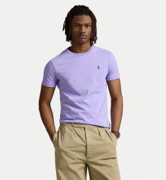 Снимка на Polo Ralph Lauren Тишърт 710671438434 Виолетов Custom Slim Fit
