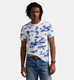 Снимка на Polo Ralph Lauren Тишърт 710963814001 Син Custom Slim Fit