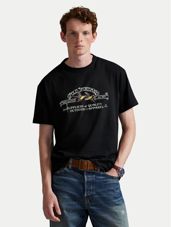 Снимка на Polo Ralph Lauren Тишърт 710981142001 Черен Classic Fit