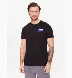 Снимка на Puma Тениска от техническо трико Graphic 523237 Черен Regular Fit