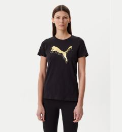 Снимка на Puma Тишърт Essentials Metallic 684995 Черен Regular Fit