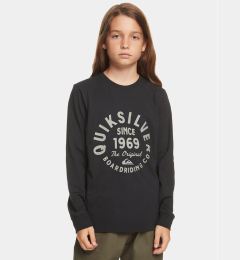 Снимка на Quiksilver Блуза Circlescriptfro Tees EQBZT04668 Черен Regular Fit