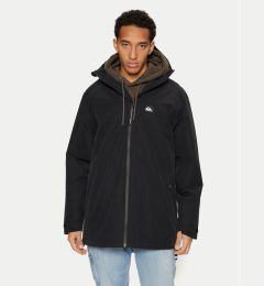 Снимка на Quiksilver Парка Overcast 3K EQYJK04087 Черен Regular Fit