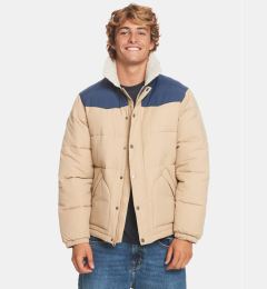 Снимка на Quiksilver Пухено яке The Puffer Jckt EQYJK03981 Бежов Regular Fit