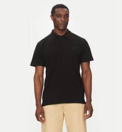 Снимка на Quiksilver Тениска с яка и копчета EQYKT04375 Черен Regular Fit