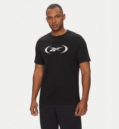 Снимка на Reebok Тишърт 100214159 Черен Regular Fit