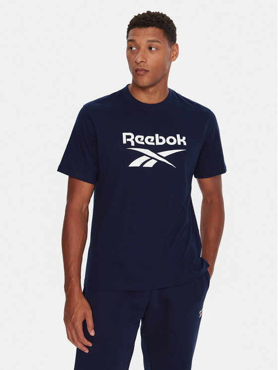 Снимка на Reebok Тишърт RK25141CCM Тъмносин Regular Fit