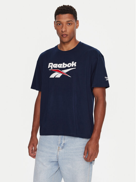 Снимка на Reebok Тишърт RK25153CCM Тъмносин Regular Fit