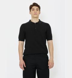 Снимка на Richmond X Тениска с яка и копчета Carena UMP24214PO Черен Regular Fit