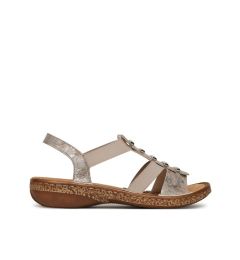 Снимка на Rieker Сандали 62850-90 Сив