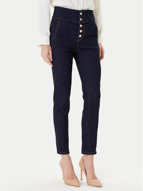 Снимка на Rinascimento Дънки CFC0124957003 Тъмносин Skinny Fit