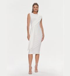 Снимка на Rinascimento Коктейлна рокля CFC0019379002 Бял Regular Fit