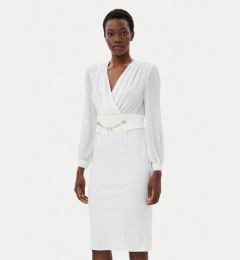 Снимка на Rinascimento Коктейлна рокля CFC0123289003 Бял Regular Fit