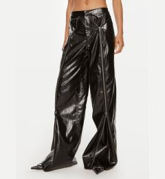 Снимка на ROTATE Панталони от имитация на кожа Dixie 112960100 Черен Wide Leg