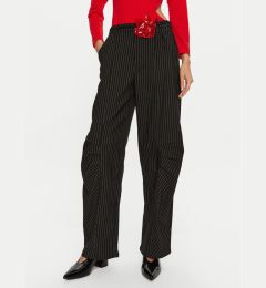 Снимка на ROTATE Текстилни панталони Cassandria 1131372470 Черен Loose Fit