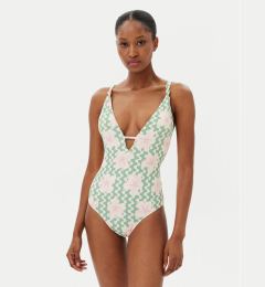Снимка на Roxy Бански костюм Hibiscus Daze ERJX103713 Бежов