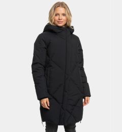 Снимка на Roxy Пухено яке Abbie Jk Otlr ERJJK03550 Черен Regular Fit