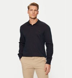 Снимка на s.Oliver Тениска с яка и копчета 2153475 Тъмносин Regular Fit