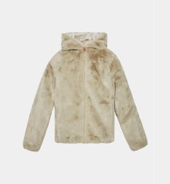 Снимка на Save The Duck Кожено палто Chloe J33540G FURY17 Бежов Regular Fit