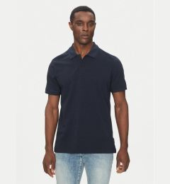 Снимка на Scotch & Soda Тениска с яка и копчета 179201 Тъмносин Regular Fit