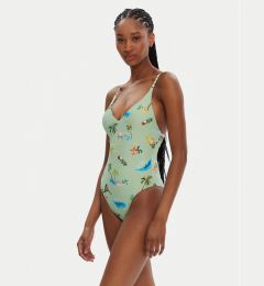 Снимка на Seafolly Бански костюм Isla Palm 11071-216 Зелен