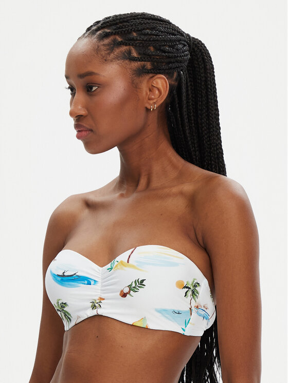 Снимка на Seafolly Горнище на бански Isla Palm 30574-216 Бял