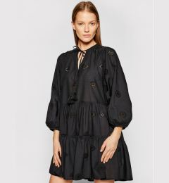 Снимка на Seafolly Лятна рокля Embroidery 54155-DR Черен Regular Fit
