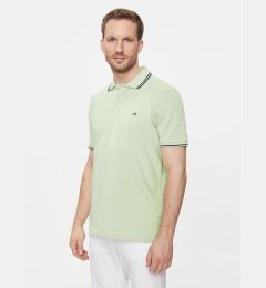 Снимка на Selected Homme Тениска с яка и копчета 16087840 Зелен Regular Fit