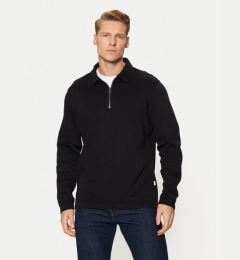 Снимка на Selected Homme Тениска с яка и копчета 16095710 Черен Regular Fit