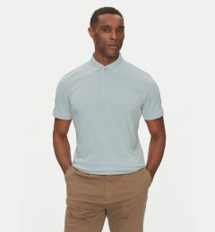 Снимка на Selected Homme Тениска с яка и копчета Fave 16079026 Светлосиньо Regular Fit