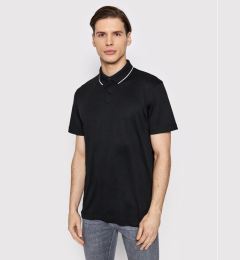 Снимка на Selected Homme Тениска с яка и копчета Leroy 16082844 Черен Regular Fit