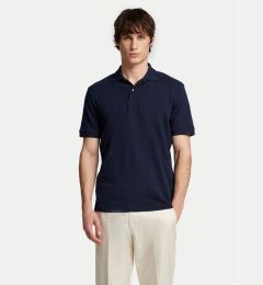 Снимка на Selected Homme Тениска с яка и копчета Paul 16096767 Тъмносин Regular Fit