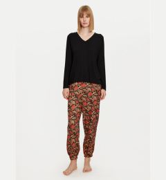 Снимка на Selmark Пижама Flores P6973 Черен Regular Fit