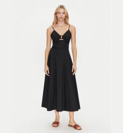 Снимка на Simona Corsellini Коктейлна рокля P25CPAB01101 Черен Slim Fit