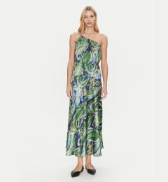 Снимка на Simona Corsellini Коктейлна рокля P25CPAB03301 Зелен Regular Fit