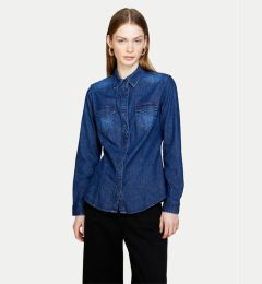 Снимка на Sisley дънкова риза 5TKL5QF66 Тъмносин Regular Fit