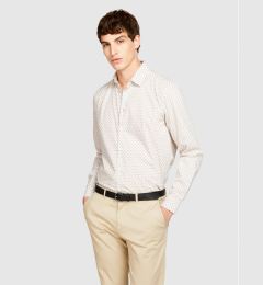 Снимка на Sisley Риза 5PFRSQ02D Бежов Regular Fit
