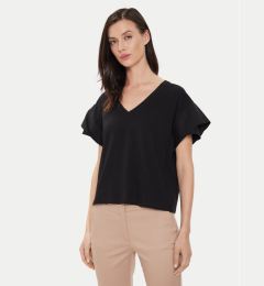 Снимка на Sisley Тишърт 3AIRL400M Черен Regular Fit