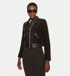 Снимка на Sisley Яке от имитация на кожа 262TLN04J Черен Regular Fit