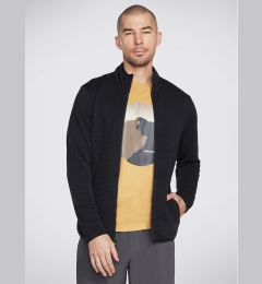 Снимка на Skechers Преходно яке The Hoodless Hoodie Ottoman Jacket JA25 Черен Regular Fit