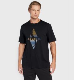 Снимка на Skechers Тишърт Recharge MTS344 Черен Regular Fit