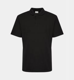 Снимка на Solid Тениска с яка и копчета 21108171 Черен Regular Fit