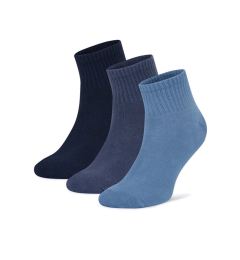 Снимка на Sprandi Комплект 3 чифта къси чорапи унисекс 0UB-004-AW24 (3-PACK) Син