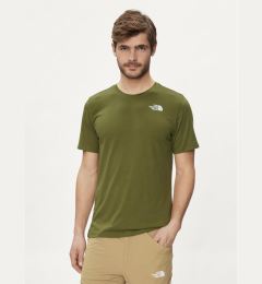 Снимка на The North Face Тишърт Foundation Mountain Lines NF0A8830 Зелен Regular Fit