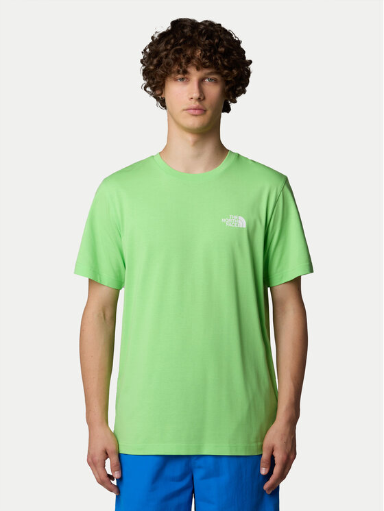 Снимка на The North Face Тишърт SS Simple Dome NF0A87NG Зелен Regular Fit